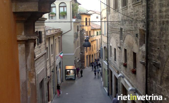 Via Roma a Rieti