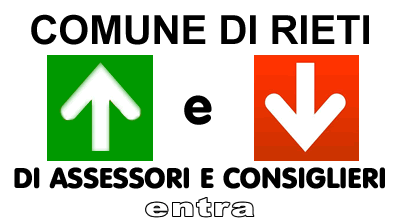 Amministrative Rieti 2012 - Comune di Rieti, SU e GIU di Assessori e Consiglieri