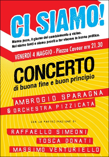 Amministrative Rieti 2012 - Simone Petrangeli - "Concerto di buona fine e buon principio"