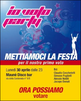 Amministrative Rieti 2012 - Simone Petrangeli "Io voto party"