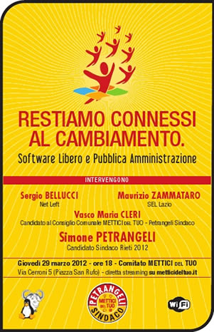 Simone Petrangeli, candidato Sindaco di Rieti "Restiamo connessi al cambiamento"