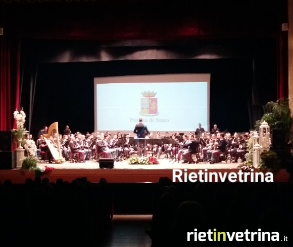 Applausi al Vespasiano per il Concerto della Polizia di Stato - Rietinvetrina