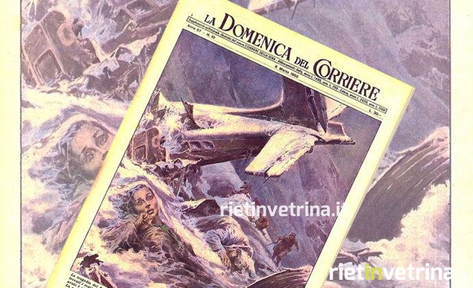 disastro_aereo_dc_6_sabena_terminillo_copertina_la_domenica_del_corriere