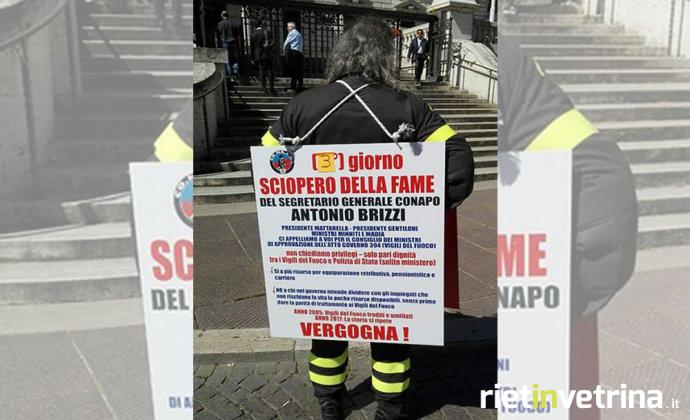 conapo_pompiere_sciopero_della_fame_roma_vigile_del_fuoco
