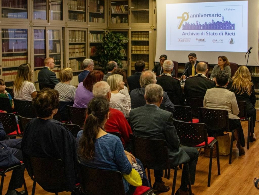 Celebrati i 70 anni dell archivio di Stato di Rieti Rietinvetrina